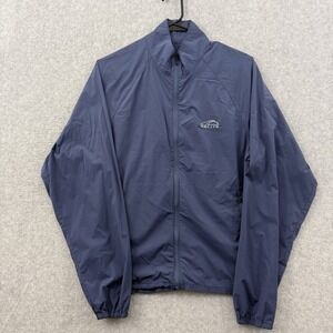 Golite Jacket Men Small Blue Full Zip Windbreaker Stretch Vented Packable